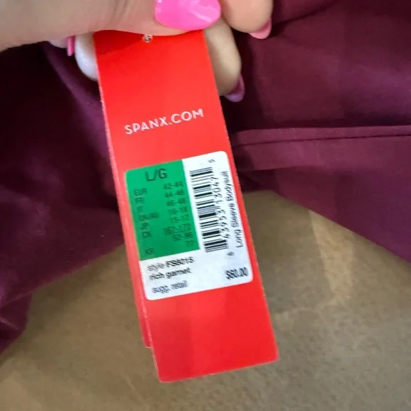 NWT The Base Body Suit Rich Garnet Women’s Size Large - Picture 7 of 8